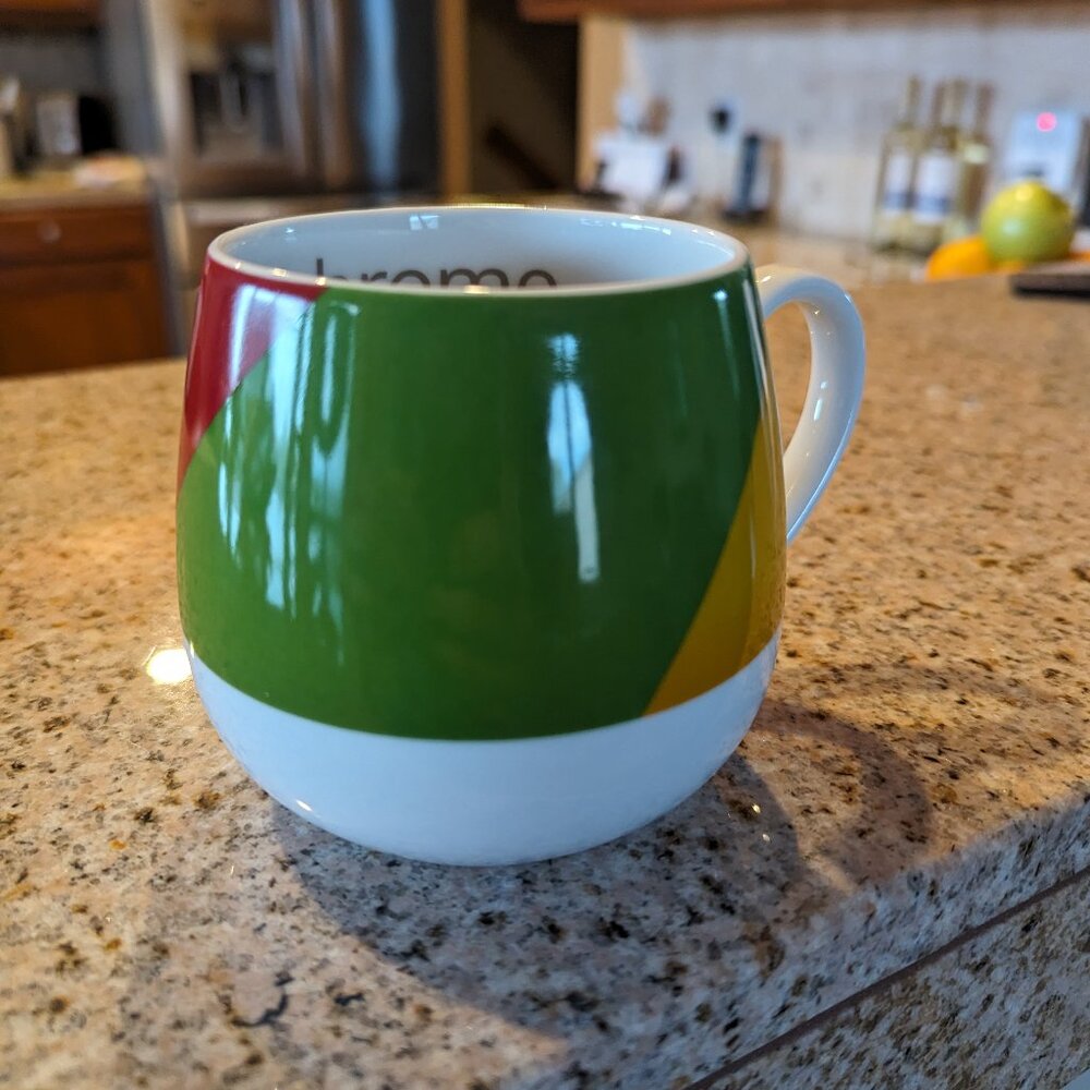 Rare limited edition Google Chrome collector's coffee mug
